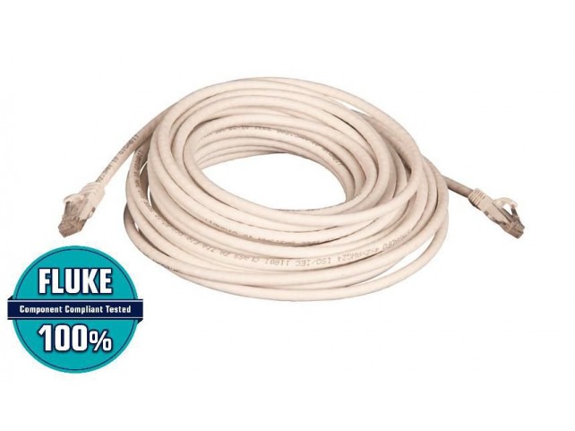 Lanview Cat6A U/UTP network cable,  white, LSZH 10M