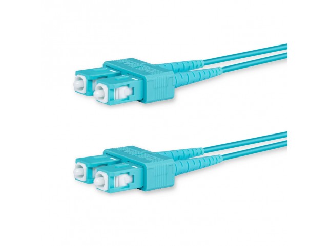 Lanview SC-SC multi mode fibre cable  dublex OM3 50/125 LSZH 2M