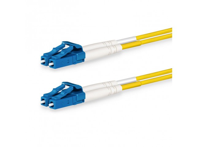 Lanview LC-LC single mode fibre cable  dublex 1m OS2 9/125 LSZH