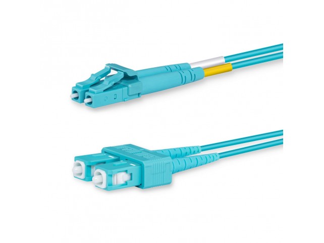Lanview LC-SC multi mode fibre cable  dublex OM3 50/125 LSZH 10M