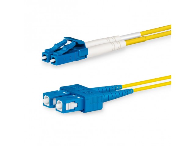 Lanview LC-SC single mode fibre cable  dublex OS2 9/125 LSZH 3M
