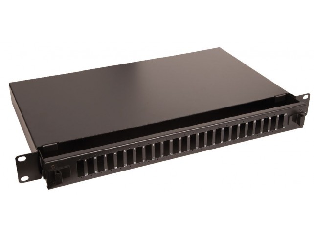 Lanview Fibre patch panel 19" 1U 24  ports for SC duplex/LC quad
