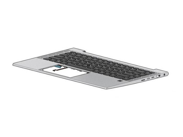 HP SPS-TOPCVR W/KB CP+PS BL  German M07090-041, Keyboard,
