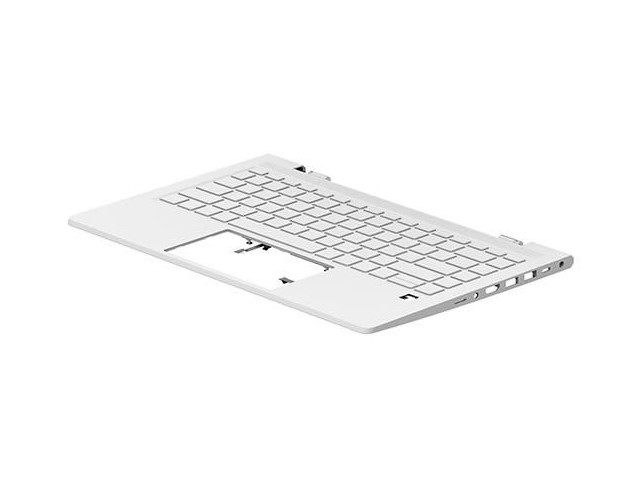 HP TOP COVER W/KBD CP BL SR GR  M23769-041, Keyboard, German,