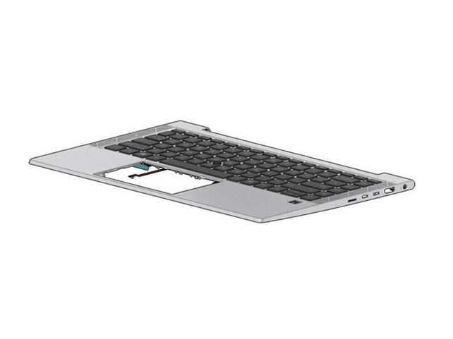 HP TOP COVER W/ KBD CP+PS BL UK  w. Top Cover (Backlight)