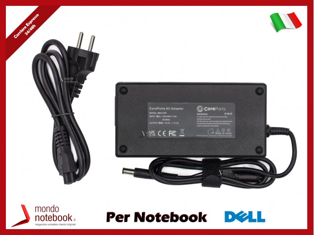Alimentatore Compatibile DELL 240W 19.5V 12.3A (7,4mm x 5mm)
