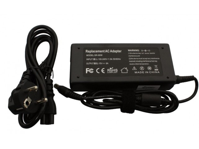 CoreParts Power Adapter for Toshiba  90W 15V 6A Plug:6.3*3.0