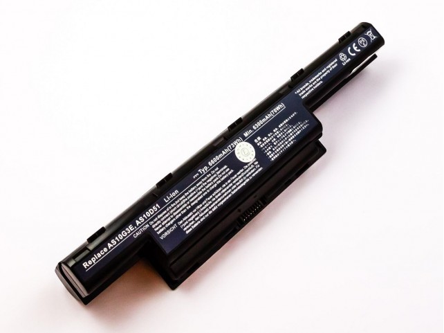 CoreParts Laptop Battery for Acer  71Wh 9 Cell Li-ion 10.8V 6.6Ah