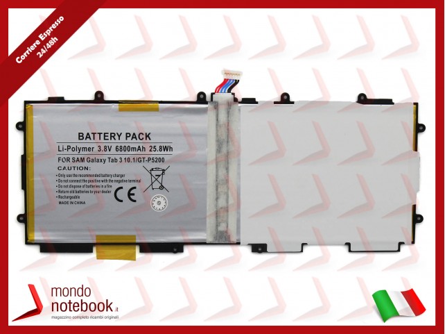 Batteria Compatibile Samsung Galaxy Tab 3 GT-P5210 GT-P5220 GT-P5200