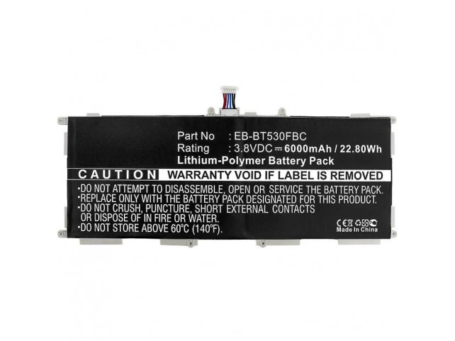 CoreParts Battery for Samsung Gal Tab4  26Wh Li-ion 3.8V 6800mAh