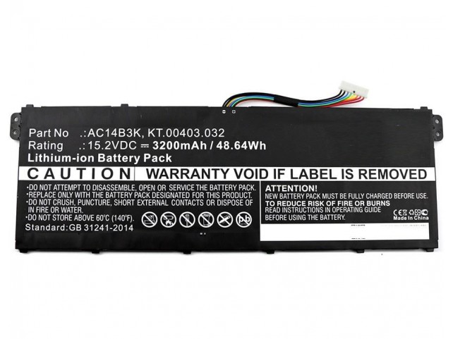 CoreParts Laptop Battery for Acer  49Wh Li-ion 15.2V 3200mAh