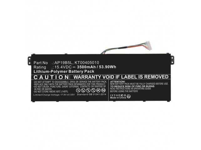 CoreParts Battery for Acer Notebook,  Laptop 53.90Wh Li-Pol 15.4V