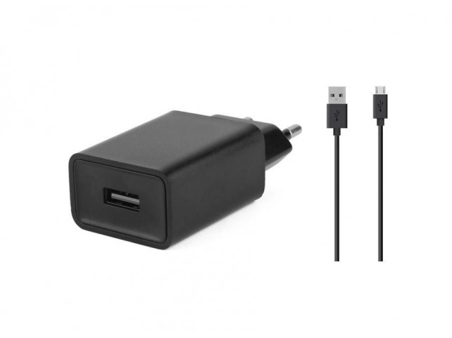 CoreParts USB Power Adapter Black  12W 5V 2.4A USB Output EU