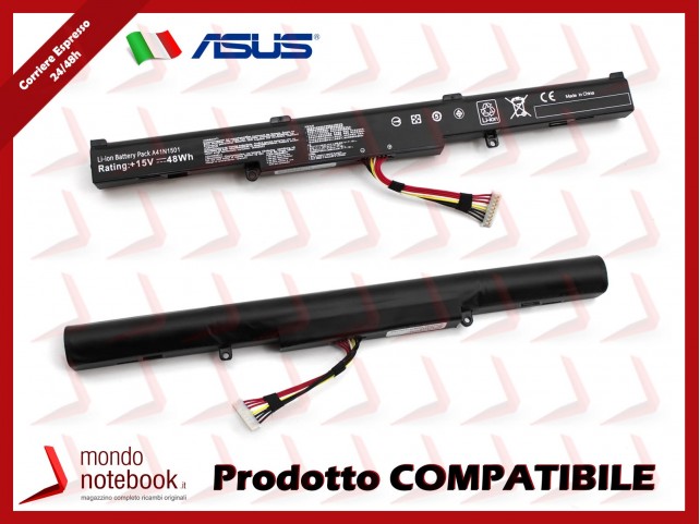 Batteria Compatibile ASUS N552V N752V GL752VW N552VW N552VX N752VX - A41N1501