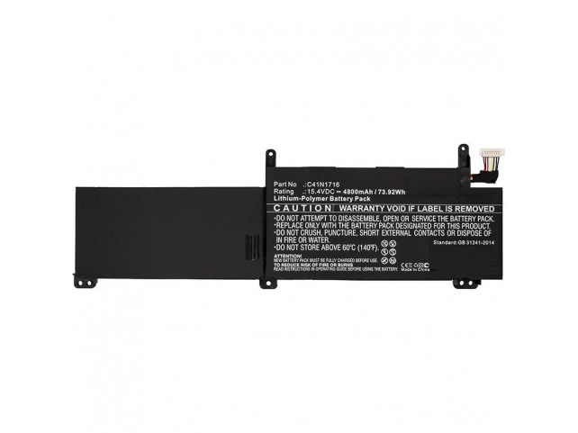 CoreParts Laptop Battery for Asus  73.92Wh Li-Pol 15.4V 4800mAh