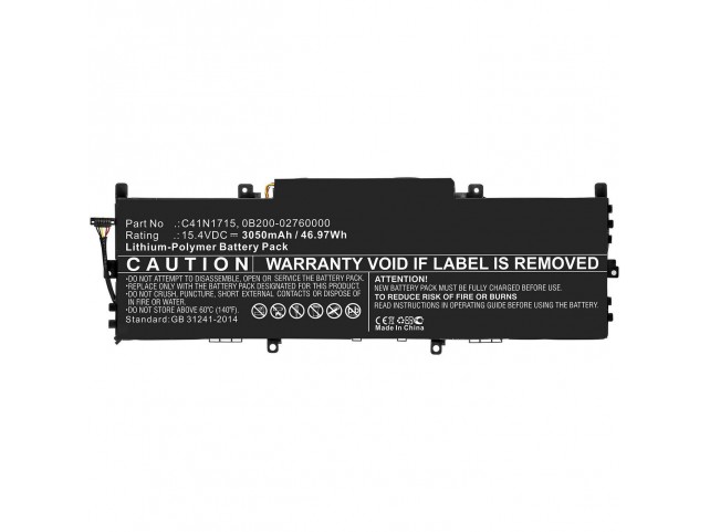 CoreParts Laptop Battery for Asus  47Wh Li-Pol 15.4V 3050mAh for