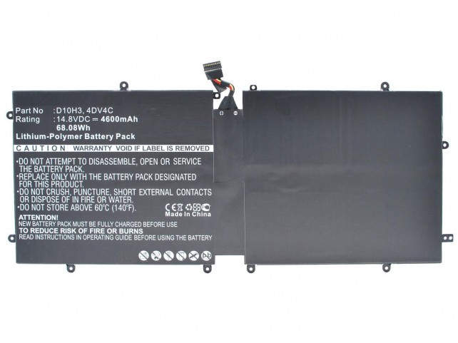 CoreParts Laptop Battery for Dell  68Wh Li-Pol 14.8V 4600mAh