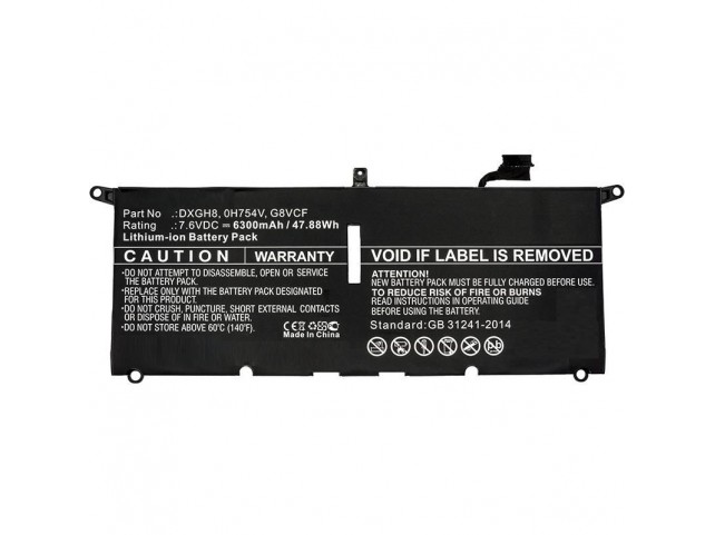 CoreParts Laptop Battery for Dell  48Wh Li-Pol 7.6V 6300mAh