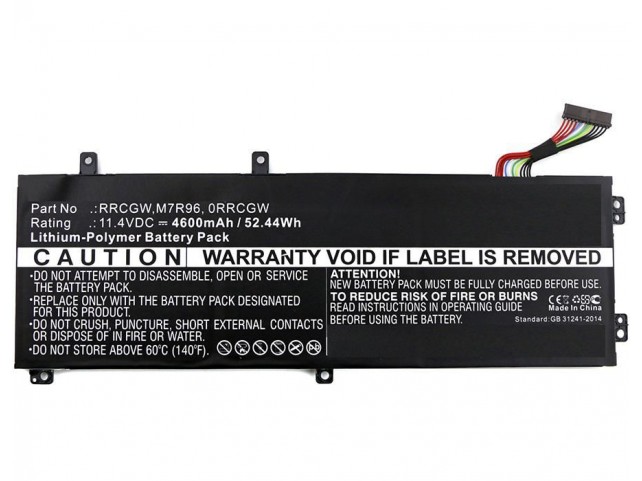 CoreParts Laptop Battery for Dell  52Wh Li-Pol 11.4V 4600mAh