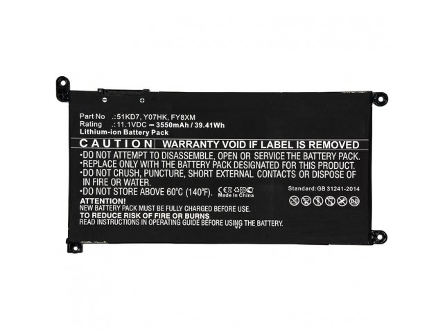CoreParts Laptop Battery for Dell  37.7Wh Li-ion 11.1V 3400mAh