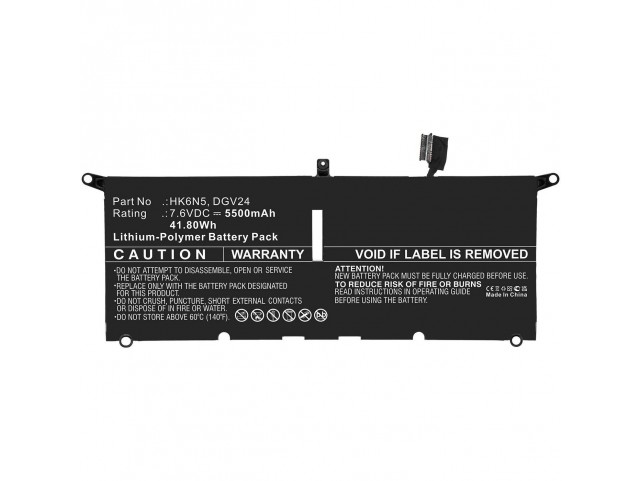 CoreParts Laptop Battery for Dell  41.80Wh Li-ion 7.6V 5500mAh