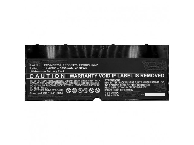 CoreParts Laptop Battery For Fujitsu  44WH Li-Pol 14.4V 3050Ah