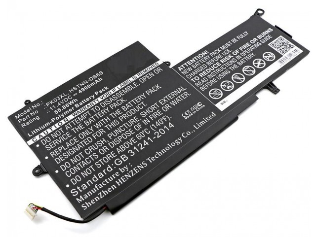 CoreParts Laptop Battery for HP  56Wh 3Cells Li-Pol 11.4V 4.9Ah
