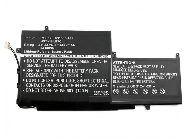 CoreParts Laptop Battery for HP  65Wh Li-Pol 11.55V 5600mAh