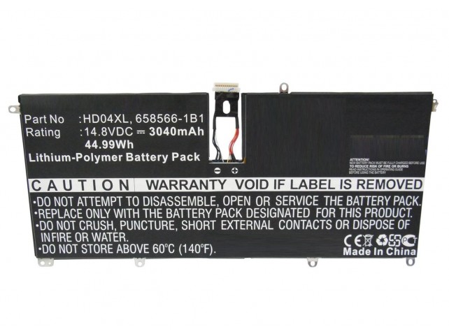 CoreParts Laptop Battery for HP  45Wh Li-Pol 14.8V 3040mAh