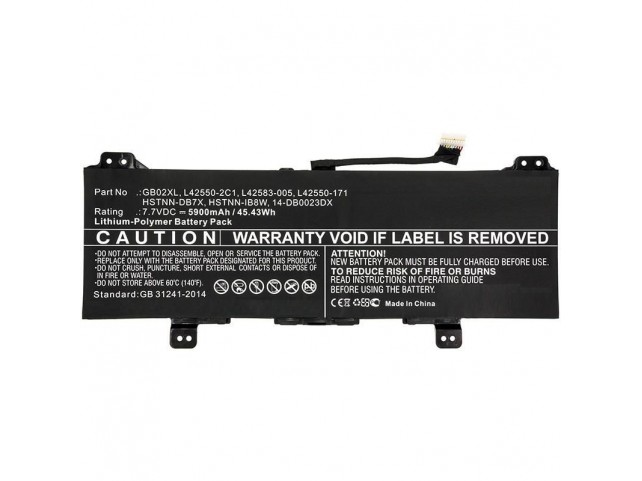 CoreParts Laptop Battery for HP  45WH Li-ion 7.7V 5.9Ah