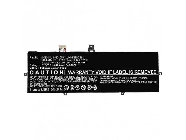 CoreParts Laptop Battery for HP  49.28Wh Li-Pol 7.7V 6400mAh