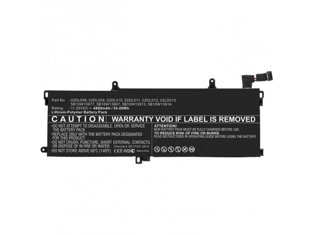 CoreParts Laptop Battery for Lenovo  54Wh Li-Pol 11.25V 4800mAh