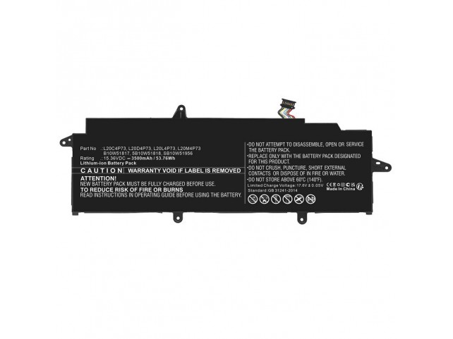Laptop Battery for Lenovo  53.76Wh Li-ion 15.36V 3500mAh