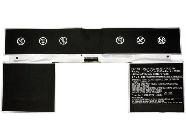 CoreParts Battery for Microsoft Surface  41.25Wh Li-Pol 7.5V 5500mAh,