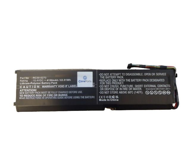 CoreParts Laptop Battery for Razer  63.91Wh Li-Pol 15.4V 4150mAh