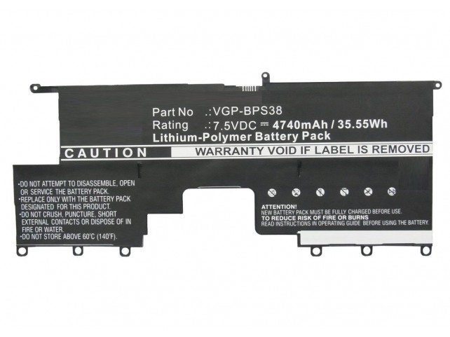 CoreParts Laptop Battery for Sony  36Wh Li-Pol 7.5V 4740mAh