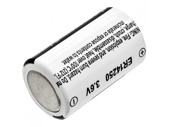 CoreParts Battery for ER14250  4.32Wh Li-SOCl2 3.6V 1200mAh