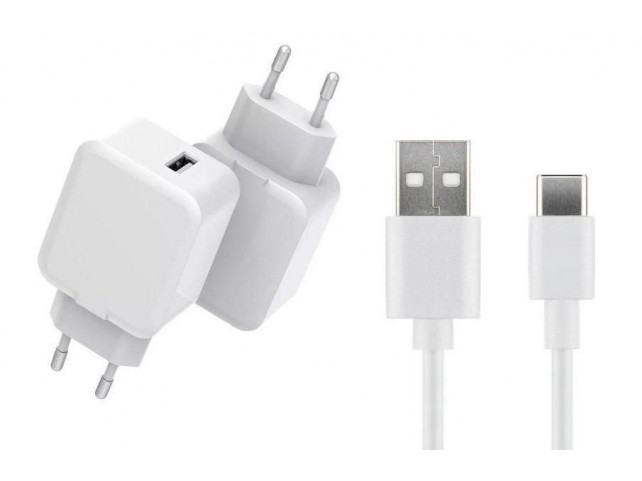 CoreParts USB Charger with 3meter USB-C  Cable 12W 5V 2.4A Output: