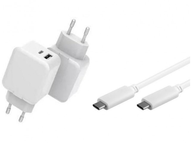 CoreParts USB-C Charger with 1meter  USB-C Cable 30W 5V-12V/2A-3A