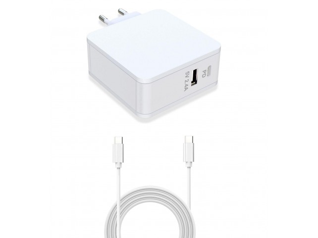 CoreParts USB-C Power Adapter White  60W 20V3A (USB-C output) 5V