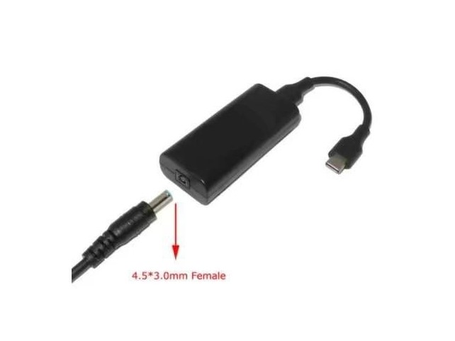 CoreParts Conversion Cable  4.5*3.0 Dell Adapter to USB-C