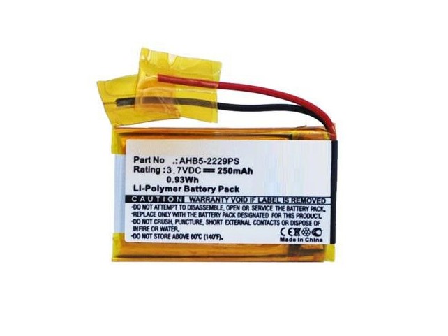 CoreParts Battery for Wireless Headset  0.92Wh Li-Pol 3.7V 250mAh