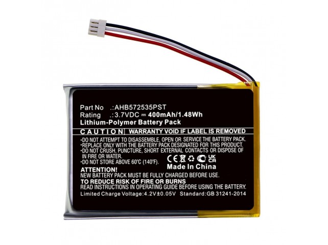 CoreParts Battery for Wireless Headset  1.48 Wh Li-Pol 3.7V 400mAh
