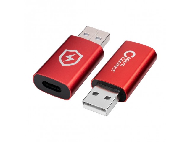 MicroConnect Safe Charge USB-A to C Data  Blocker adapter