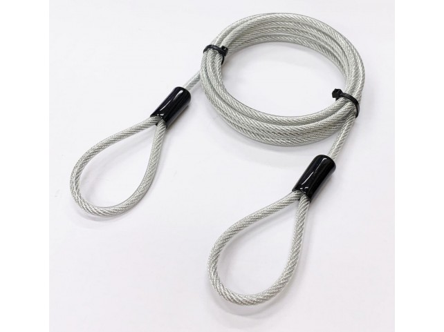 MicroConnect 2 Loop Locking Wire 4.5mm, 2m  Color: Black, Material: Steel