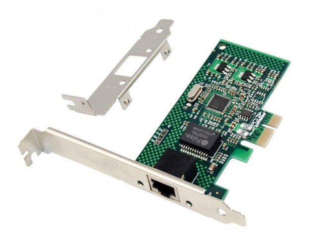 MicroConnect 1 port RJ45 network card, PCIe  Main Chip : Intel 82574 1 GbE