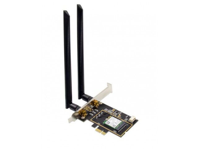 MicroConnect PCIe Intel 7260 Dual-Band  Wireless-N Adapter, Supports