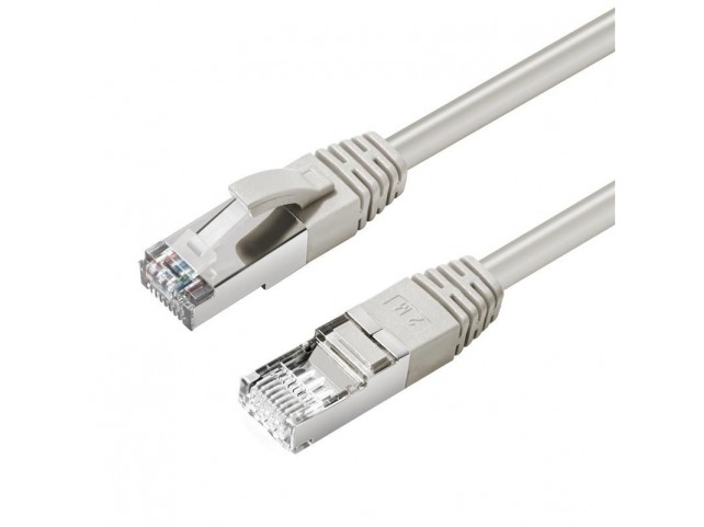 MicroConnect CAT6A S/FTP 0.5m Grey LSZH  Shielded Network Cable, LSZH,