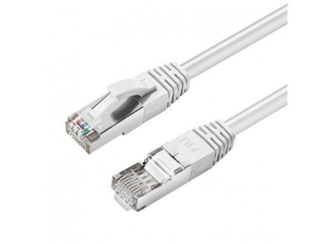 MicroConnect CAT6A S/FTP 1.5m White LSZH  Shielded Network Cable, LSZH,