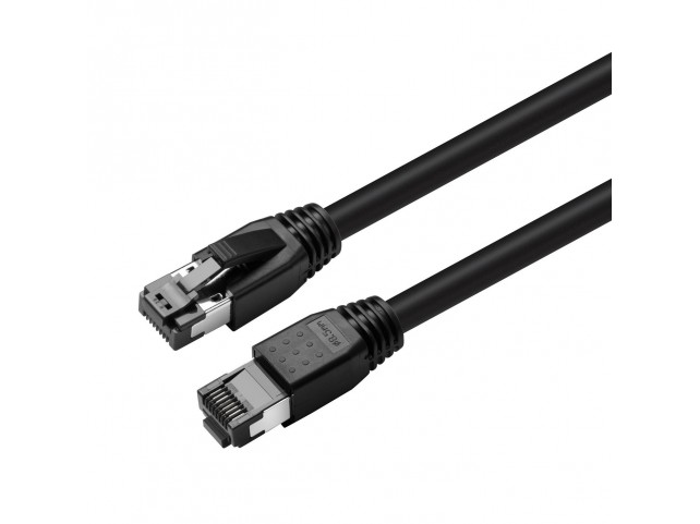 MicroConnect CAT8.1 S/FTP 2m Black LSZH  Shielded Network Cable, AWG